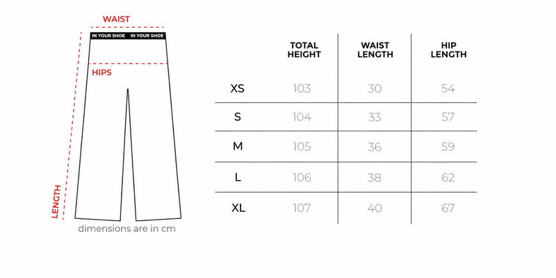 Counting Sheeps Fluffy Pjoys size chart