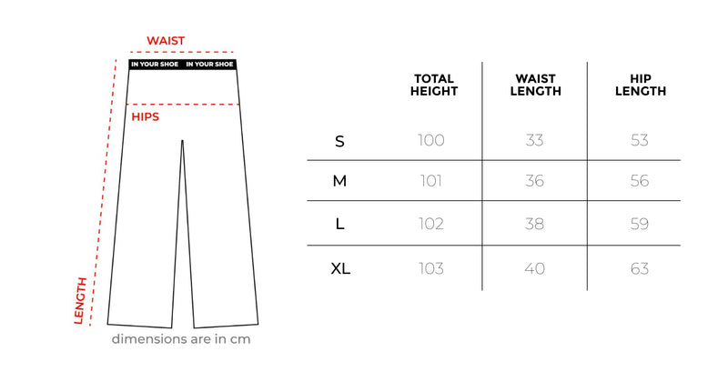 Brick Pjoys size chart