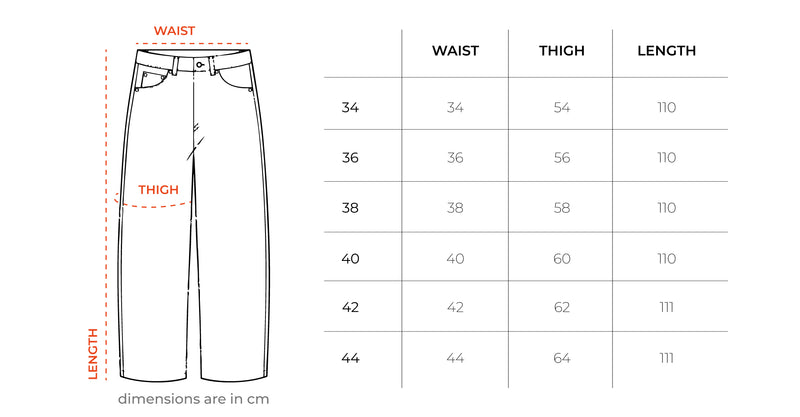 Female Black Washed Skater Jeans size chart