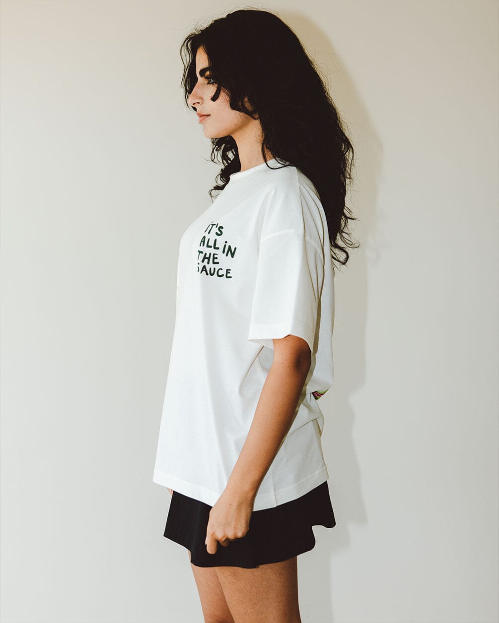 All In The Sauce Printed Oversized Tee Printed Oversized Tees IYS X BRGR 