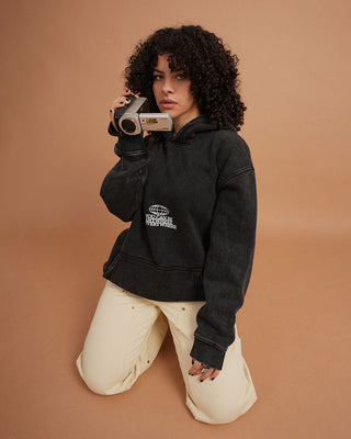 Anywhere & Everywhere Washed Hoodie Acid Washed Hoodies IN YOUR SHOE XL 