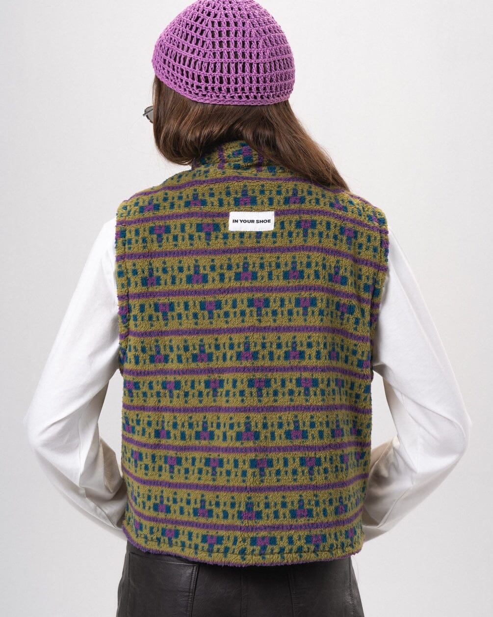 AOP Regular Fleece Jacket Fleece Jacket IN YOUR SHOE XL 
