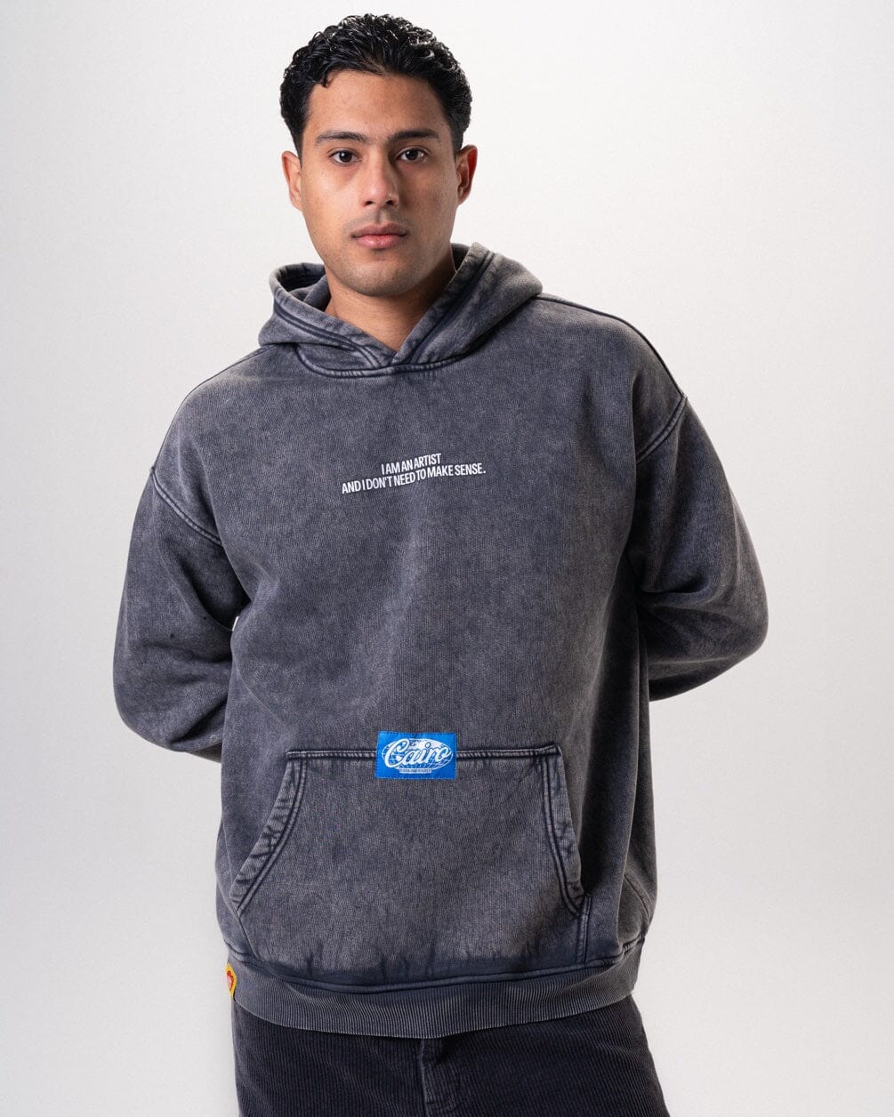 Artist Washed Hoodie Acid Washed Hoodies IN YOUR SHOE XL 