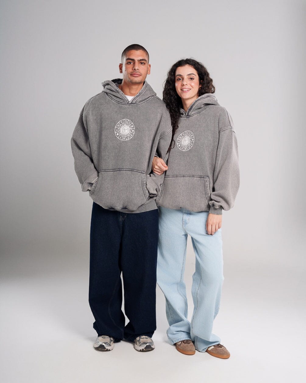 Astrobility Washed Hoodie Acid Washed Hoodies IN YOUR SHOE L 