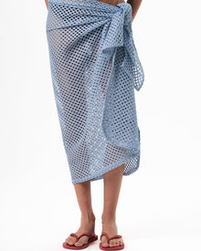 Baby Blue Knit Flowy Wrap Flowy Wraps IN YOUR SHOE L/XL 