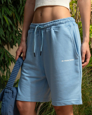 Baby Blue Wide Leg Sworts Sworts IN YOUR SHOE 