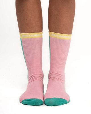 Baby Pink & Green Neck Socks Neck Socks IN YOUR SHOE 