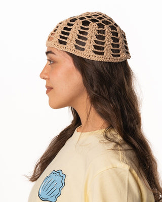 Beige Crochet Hat Crochet Hat IN YOUR SHOE 