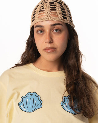 Beige Crochet Hat Crochet Hat IN YOUR SHOE 