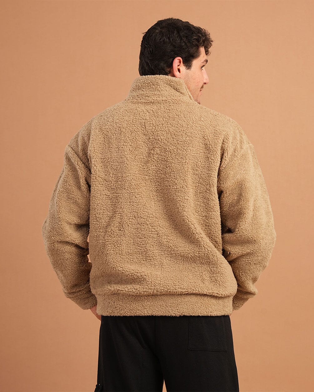 Beige Fleece Jacket Fleece Jacket IN YOUR SHOE 