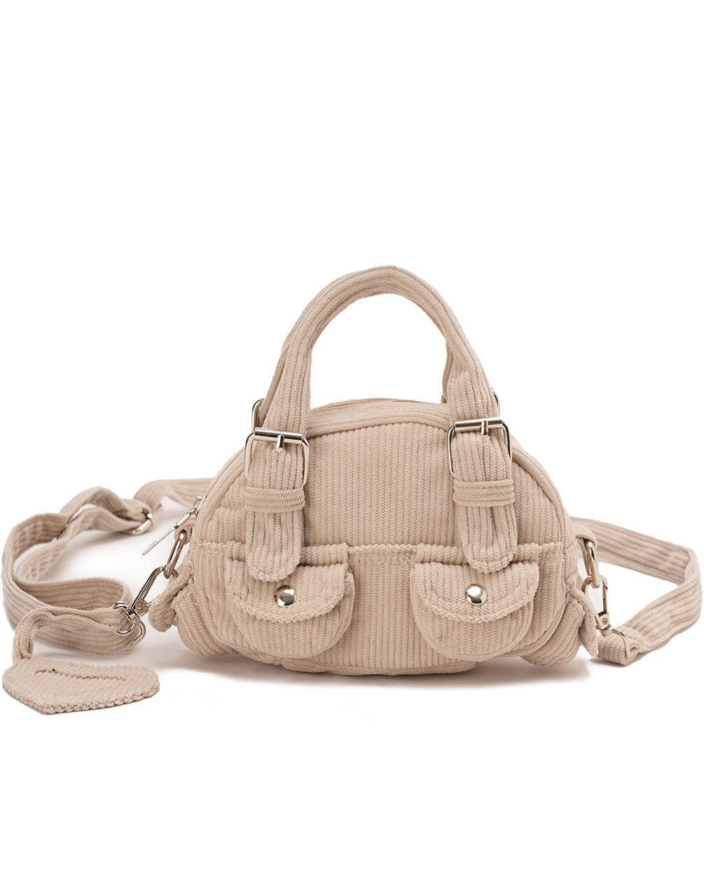 Beige Mini Corduroy Bag Corduroy Bag IN YOUR SHOE 