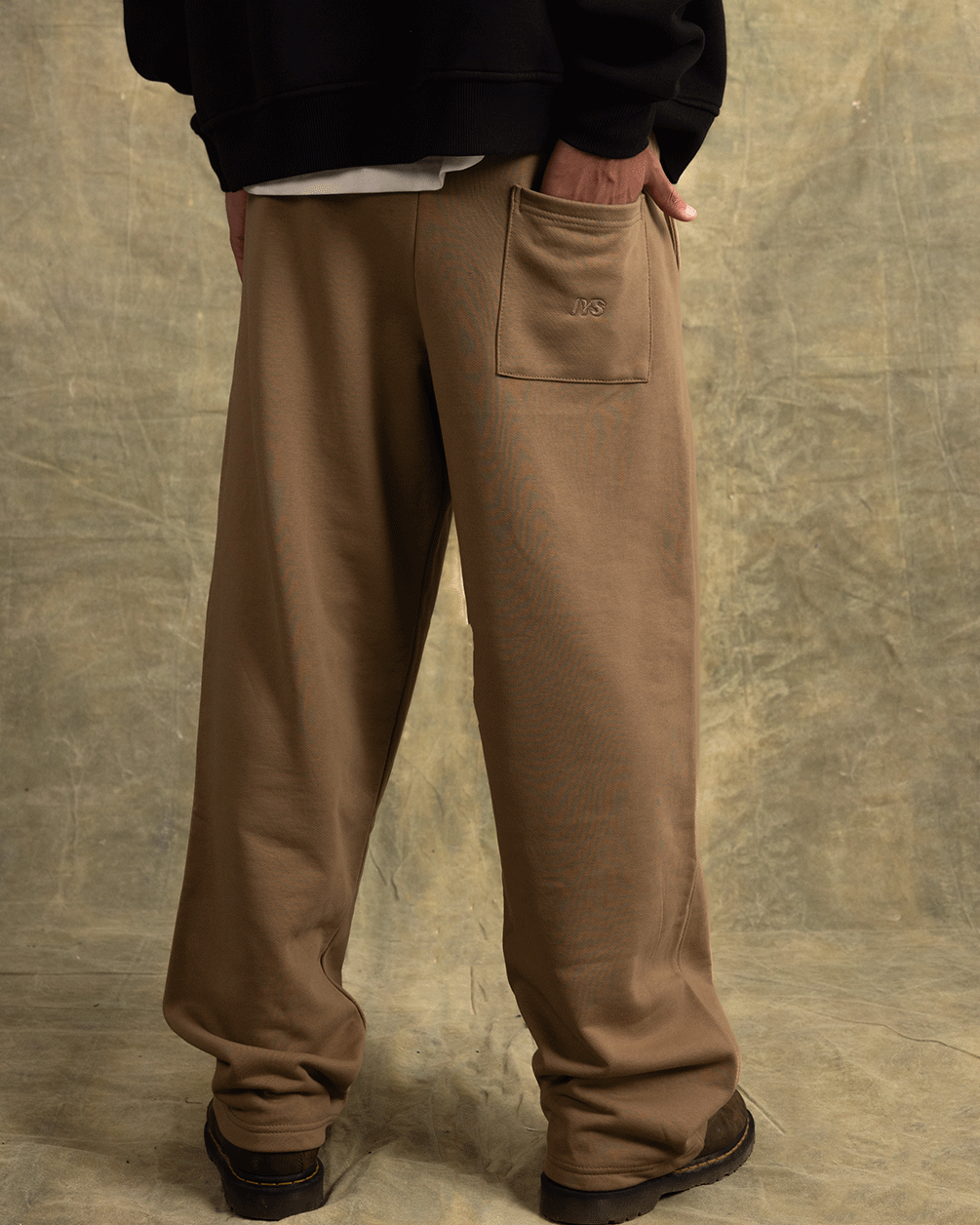 Beige Wide Leg Swants Swants IN YOUR SHOE 