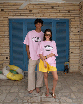 Bel Hob Oversized Tee Printed Oversized Tees IN YOUR SHOE S 