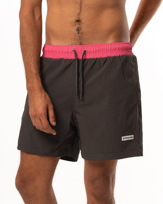 Black and Pink Swim Shorts Swim Shorts IN YOUR SHOE L 