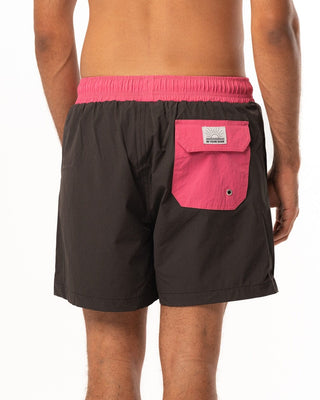 Black and Pink Swim Shorts Swim Shorts IN YOUR SHOE XL 