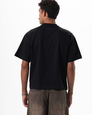 Black Basic Boxy Tee Basic Boxy Tee IN YOUR SHOE L 