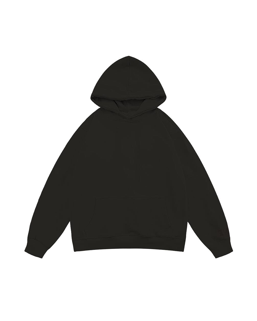 Black Basic Hoodie Plain Hoodies IN YOUR SHOE 