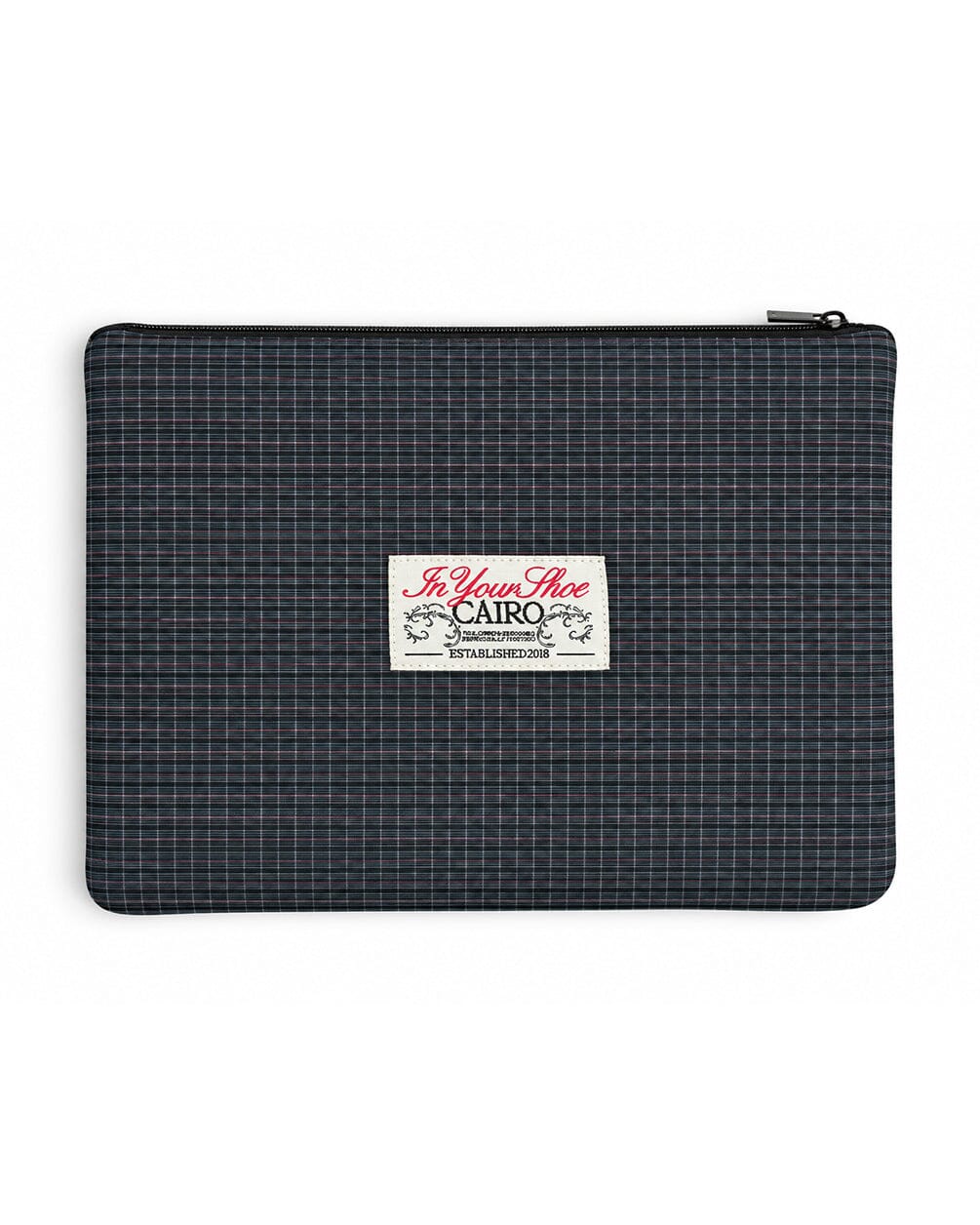 Black Checkered Laptop Sleeve Laptop Sleeve IN YOUR SHOE 13-14 inch 