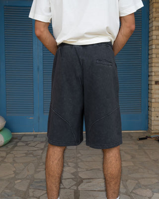 Black Cotton Jorts Jorts IN YOUR SHOE 