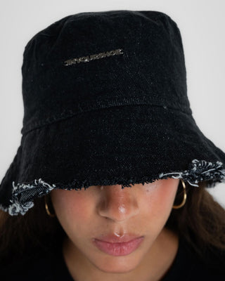 Black Denim Bucket Hat Bucket IN YOUR SHOE 