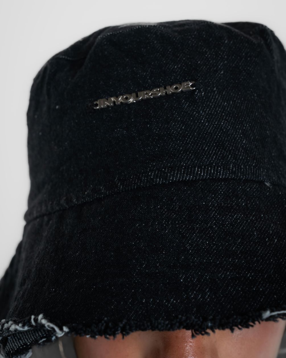 Black Denim Bucket Hat Bucket IN YOUR SHOE 