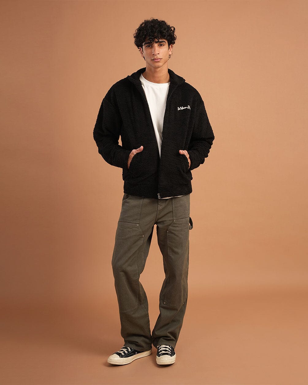 Black Fleece Jacket Fleece Jacket IN YOUR SHOE 