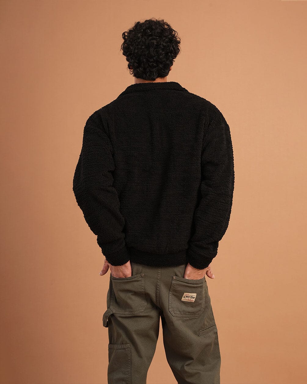 Black Fleece Jacket Fleece Jacket IN YOUR SHOE 