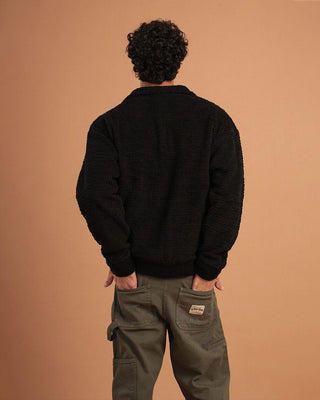 Black Fleece Jacket Fleece Jacket IN YOUR SHOE 