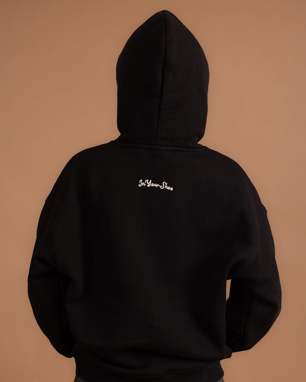 Black Heavy Boxy Hoodie Boxy Hoodies IN YOUR SHOE XL 