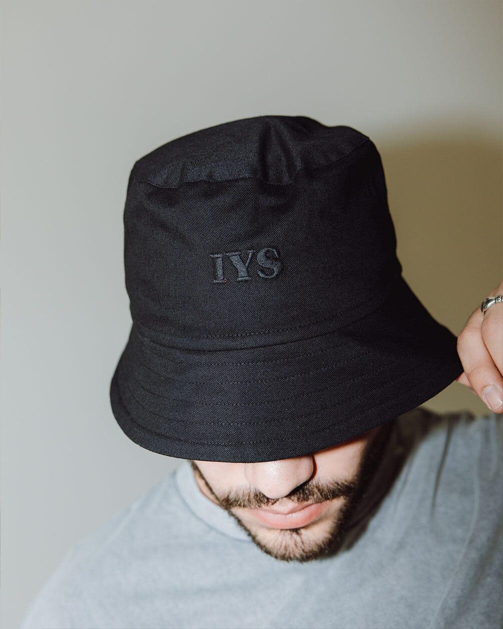 Black IYS Bucket Hat Bucket IN YOUR SHOE 