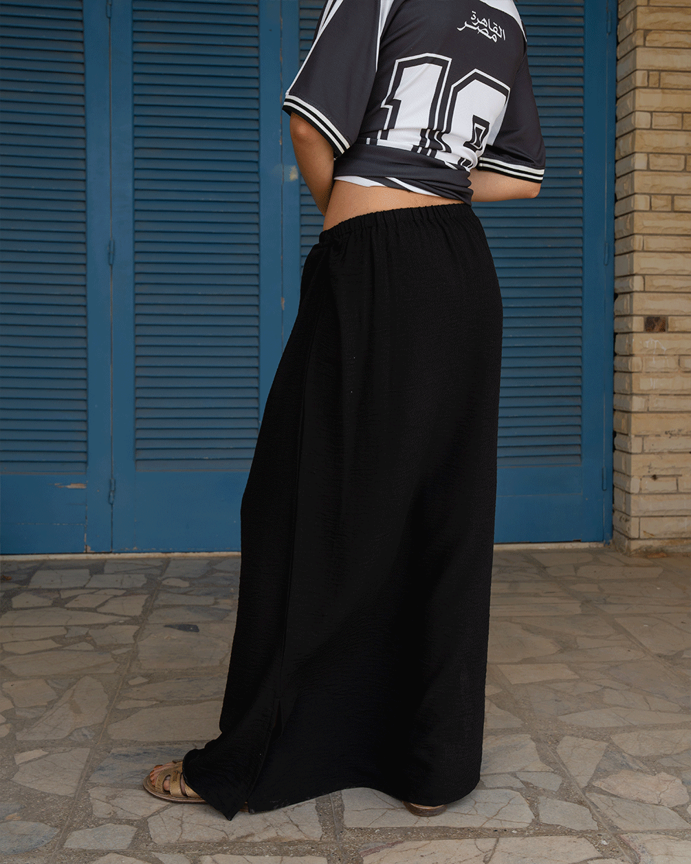 Black Maxi Skirt Skirt IN YOUR SHOE 