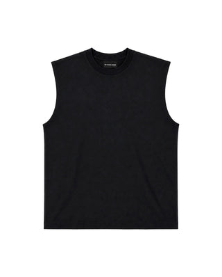 Black Sleeveless Tee Sleeveless Tees IN YOUR SHOE S 