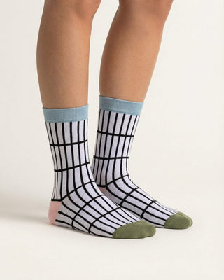 Black & White Neck Socks Neck Socks IN YOUR SHOE 