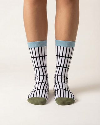 Black & White Neck Socks Neck Socks IN YOUR SHOE 