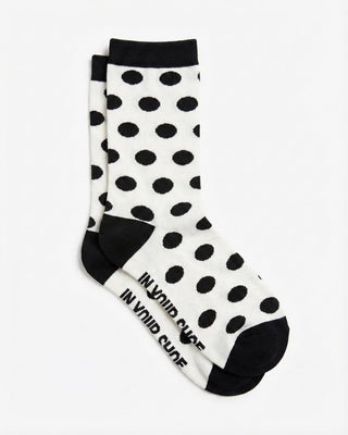 Black & White Polka Dots Neck Socks Neck Socks IN YOUR SHOE 