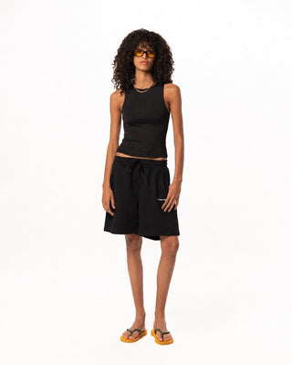 Black Wide Leg Sworts Sworts IN YOUR SHOE M 