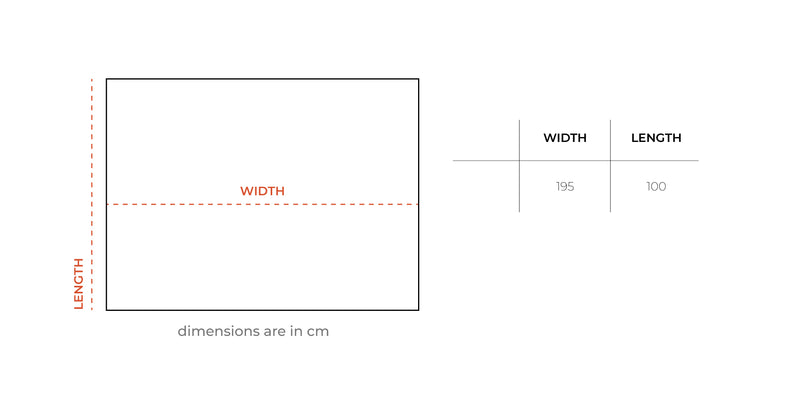 Love You So Matcha Fluffy Blanket size chart