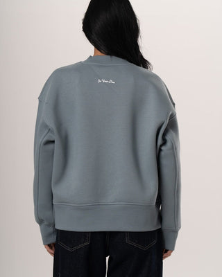 Blue Basic Boxy Crewneck Crewnecks IN YOUR SHOE XL 