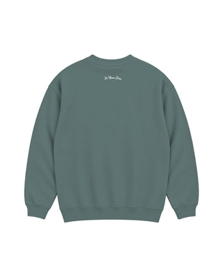 Blue Boxy Crewneck Crewnecks IN YOUR SHOE M 
