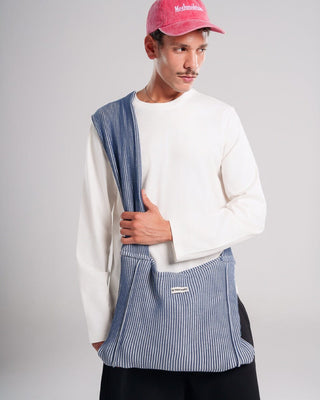 Blue Knit Crossbody Bag Crossbody Bag IN YOUR SHOE 