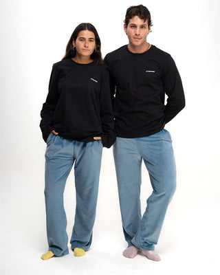 Blue Plain Fluffy Pjoys Fluffy Pjoys IN YOUR SHOE S 