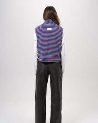 Blue & Purple Regular Fleece Jacket Fleece Jacket IN YOUR SHOE XL 