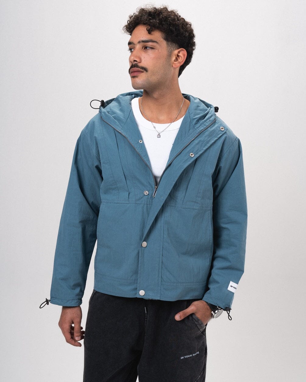 Blue Regular Windbreaker Windbreaker IN YOUR SHOE M 
