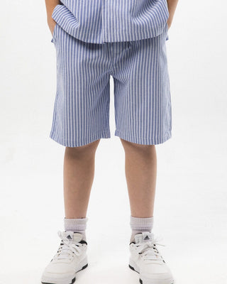 Blue Striped Kids Shorts Kids Boxer Shorts IN YOUR SHOE 6-7 