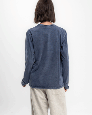 Blue Washed Long Sleeves Long Sleeves IN YOUR SHOE 