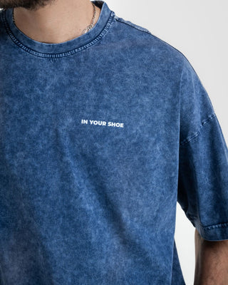 Blue Washed Oversized Tee Washed Oversized Tee IN YOUR SHOE 