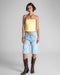 Blue Washed Star Jorts