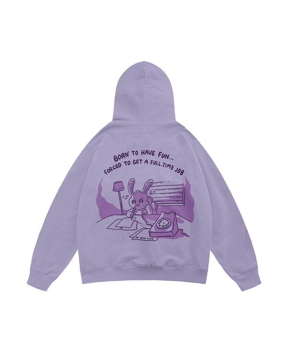 Born To Be Cool Hoodie Printed Hoodies IN YOUR SHOE S 