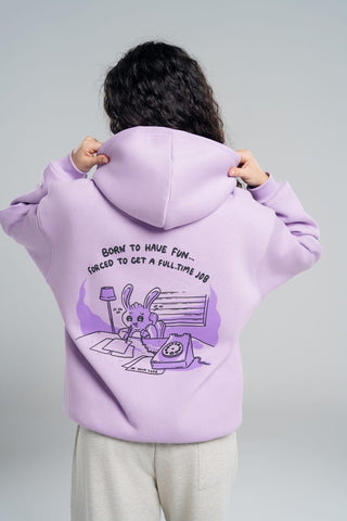 Born To Be Cool Hoodie Printed Hoodies IN YOUR SHOE L 