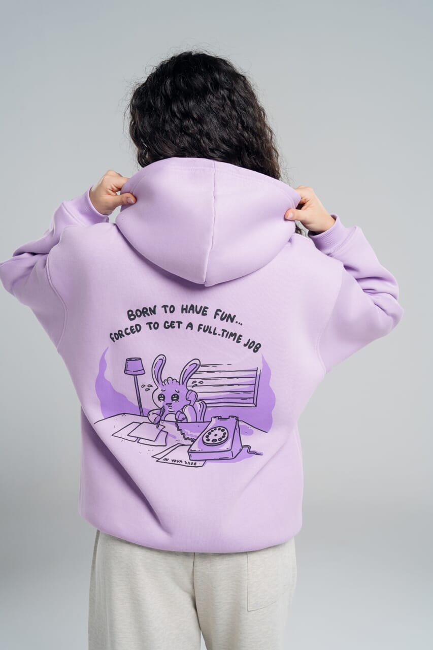 Born To Be Cool Hoodie Printed Hoodies IN YOUR SHOE L 